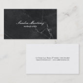 黒大理石 |エグゼクティブ 名刺 (正面/裏面)