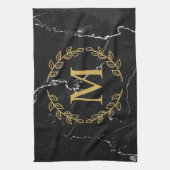 黒大理石 キッチンタオル (縦)