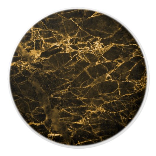 黒大理石 セラミックノブ (正面)