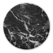 黒大理石 セラミックノブ (正面)