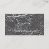 黒大理石 |ボウルの材料を混ぜる 名刺 (裏面)