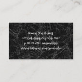 黒大理石 |モノグラム 名刺 (裏面)