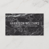黒大理石 | ロック石板 名刺 (正面)