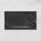 黒大理石 |不動産実在代理業者 名刺 (裏面)