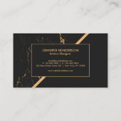 黒大理石 名刺 (裏面)