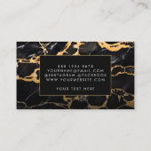 黒大理石 名刺 (裏面)