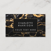 黒大理石 名刺 (正面)