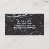 黒大理石 | 料理長 名刺 (裏面)