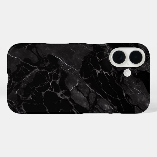 黒大理石 Case-Mate iPhoneケース (裏面 (横))