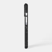 黒大理石 iPhone 16ケース (左側面)
