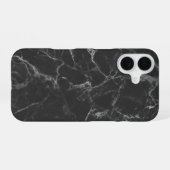 黒大理石 iPhone 16ケース (裏面横)