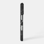 黒大理石 iPhone 16ケース (右側面)