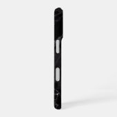 黒大理石 iPhone 16ケース (右側面)