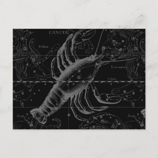 黒天がん星座1690年 ポストカード (正面)