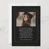 黒天モダン院写真卒業 案内状 (裏面)