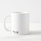 黒天不気味蛇デザイン コーヒーマグカップ (左)