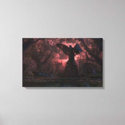 黒天使 キャンバスプリント (正面)