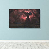 黒天使 キャンバスプリント (インサイチュ (ウッドフロア))