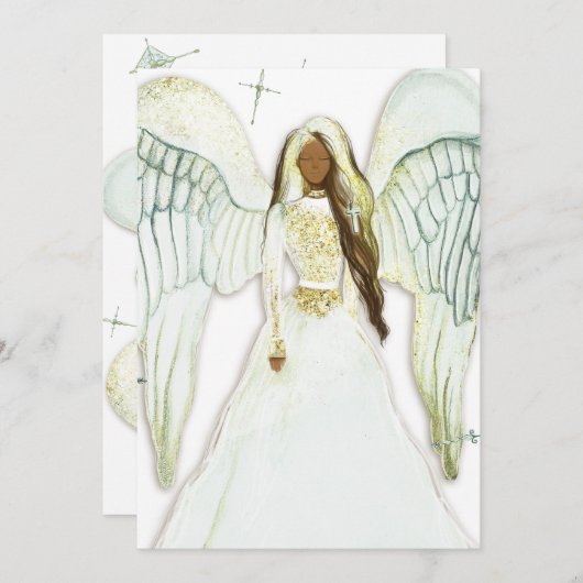 黒天使 招待状 (正面/裏面)