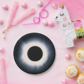 黒太陽のと白の皆既食 ペーパープレート (パーティー)