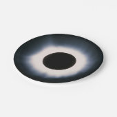 黒太陽のと白の皆既食 ペーパープレート (アングル)