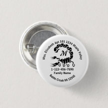 黒失ったスコーピオンモノグラムファミリーホームアドレス