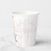 黒妖精の女の子の赤ちゃんシャワー 紙コップ (左)