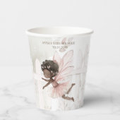 黒妖精の女の子の赤ちゃんシャワー 紙コップ (正面)