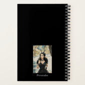 黒妖精の女王孔子善の悪の引用文ジャーナル ノートブック (裏面)