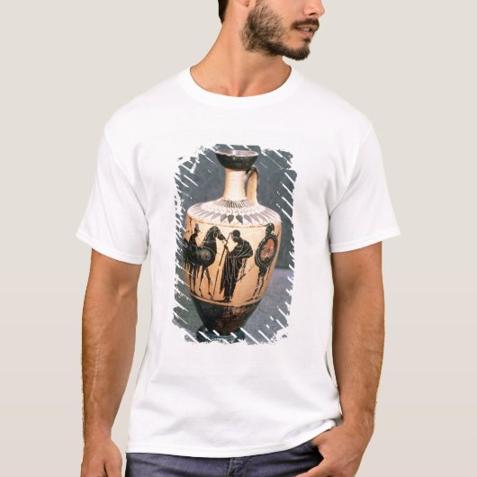 黒姿のアチックのつぼ、紀元前の5世紀 Tシャツ (正面)