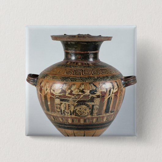 黒姿のhydria 缶バッジ (正面)