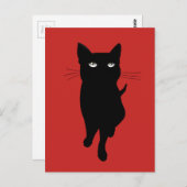 黒子猫猫 ポストカード (正面/裏面)