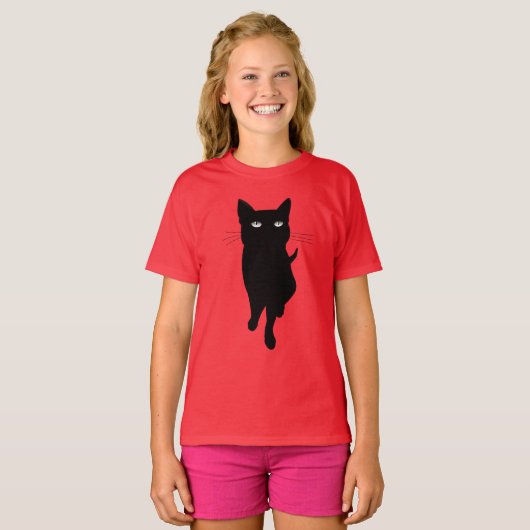 黒子猫猫 Tシャツ (正面フル)