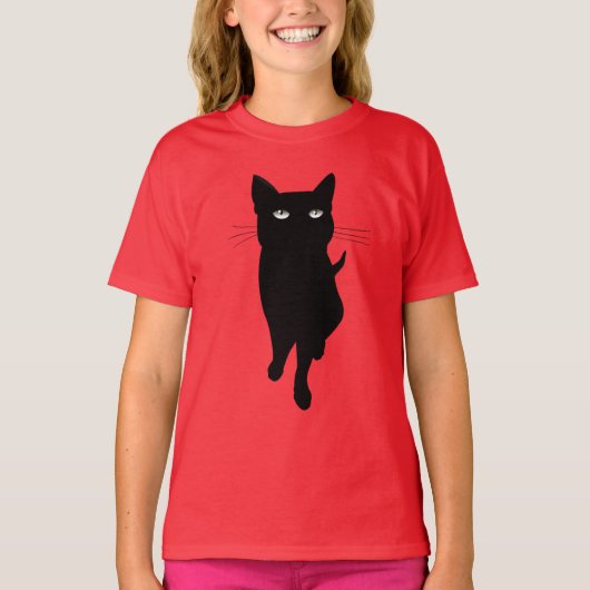 黒子猫猫 Tシャツ (正面)