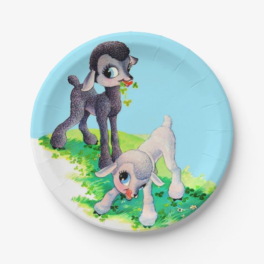 黒子羊 ペーパープレート (正面)