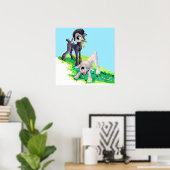 黒子羊 ポスター (ホームオフィス)