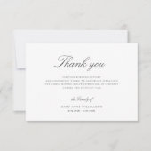 黒字葬儀サンキューカード サンキューカード (正面)