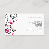 黒小児キッズデンタルオーラル気に歯科 名刺 (裏面)