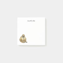 黒尾草原の犬Post-Itノート