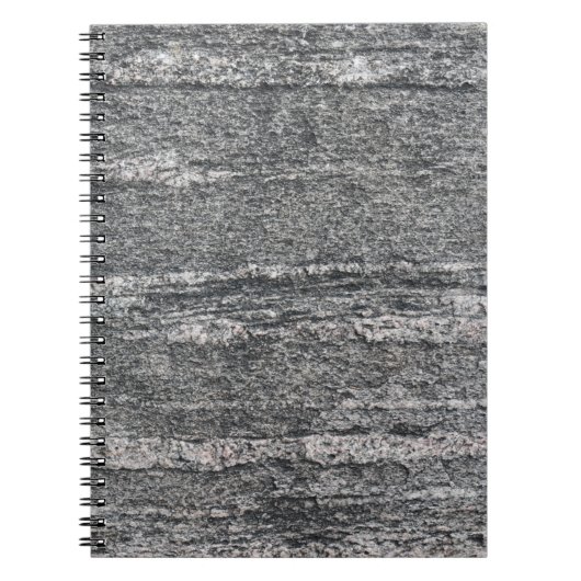 黒層土砂の岩盤 ノートブック (正面)