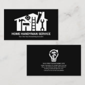 黒層白ホームハンドマニツール 名刺 (正面/裏面)