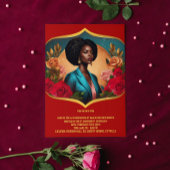 黒履歴月お祝い招待状文字 招待状