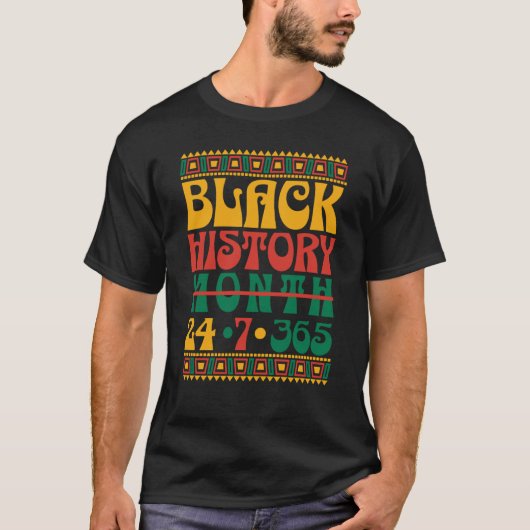 黒履歴247365 Tシャツ (正面)