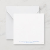 黒岩の大地のゲッコ – 絶滅危惧動物カード ノートカード (裏面)