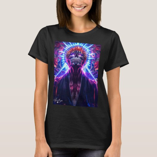 黒崎一護ステッカー Tシャツ (正面)