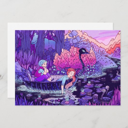 黒川の旅はがき 招待状 (正面/裏面)