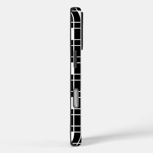 黒市松模様にと白のパターン Case-Mate iPhoneケース (裏面 / 右)