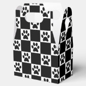 黒市松模様にプリント フェイバーボックス (オープン)