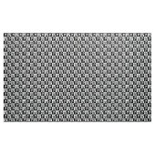 黒市松模様に白パンダ熊 ファブリック (ヤード)