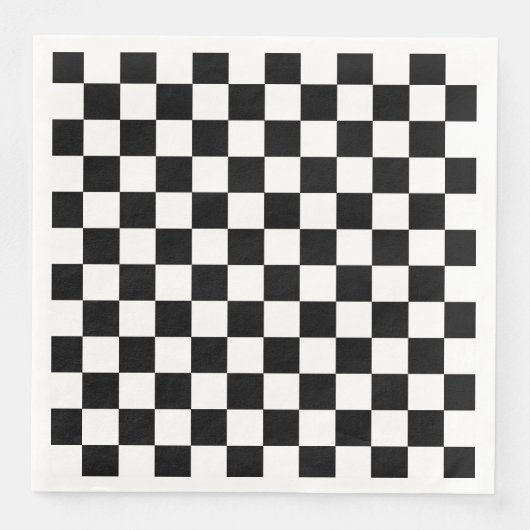 黒市松模様に白レース (正面)